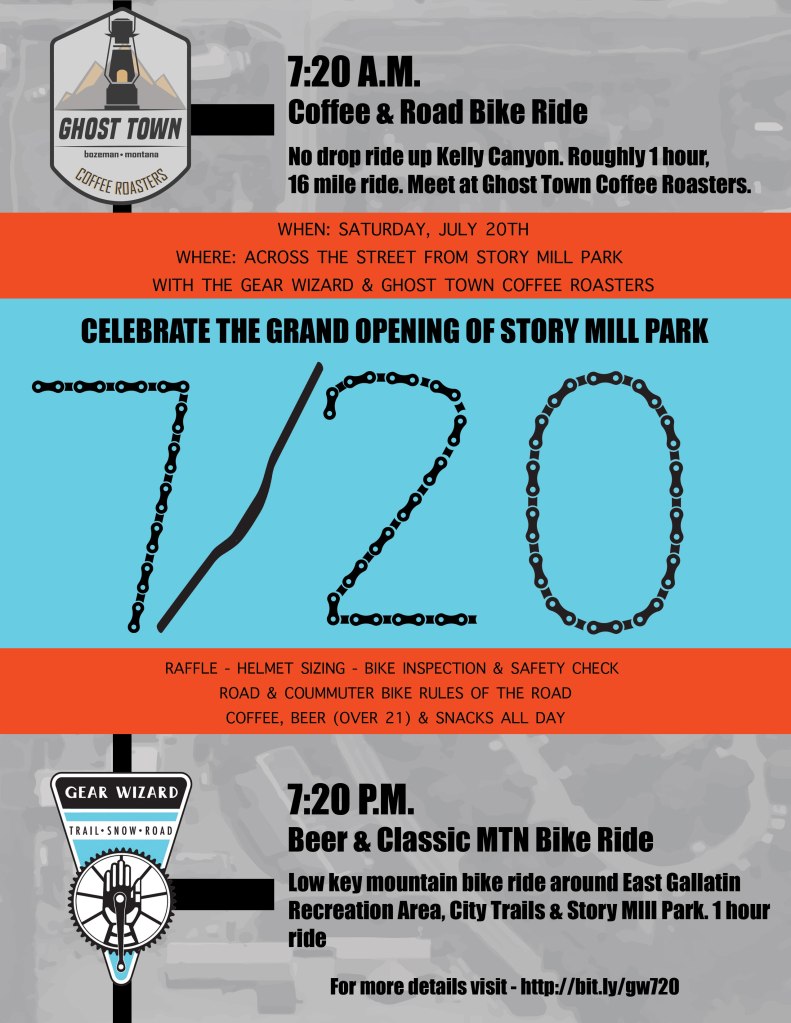 Flyer for an event hosted by the Gear Wizard and Ghost Town Coffee roasters. 